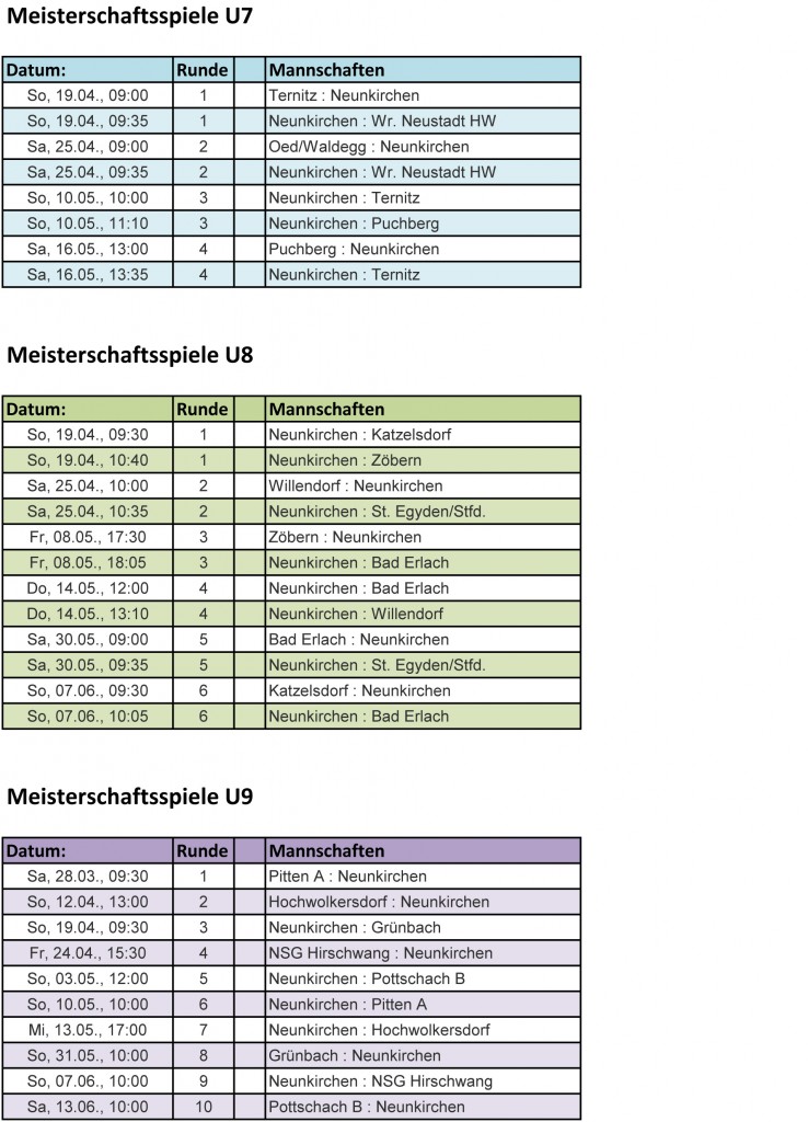 Spieltermine 2015 U7,8,9 Kopie